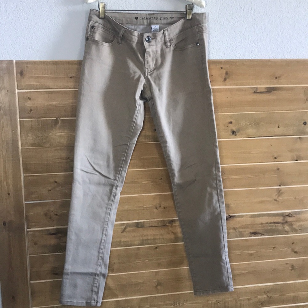 Celebrity Pink size 7 khaki colored women’s pants
